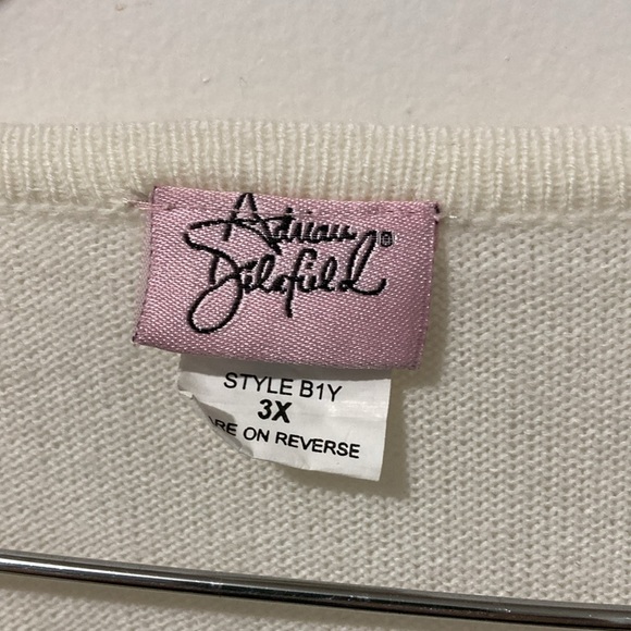 Adrian Delafield Women’s Plus Top size 3X - Picture 10 of 13